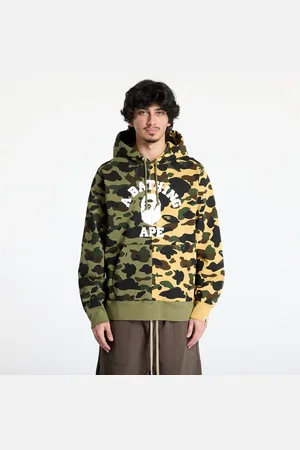A Bathing Ape Sweatshirt 1St Camo Separate Pullover Hoodie UNISEX XL