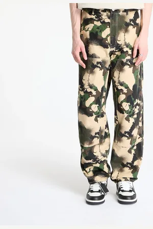 A Bathing Ape Pants Map Camo Relaxed Fit Work Pants UNISEX XXL