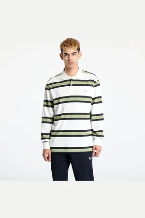 Fred Perry T-shirt Jersey Stripe Polo Shirt XL