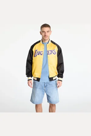 Mitchell & Ness Jacket NBA Double Clutch Lw Satin Jacket Vintage Logo Lakers / XXL