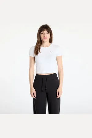 PUMA Top Dare to Textured Baby Tee White S