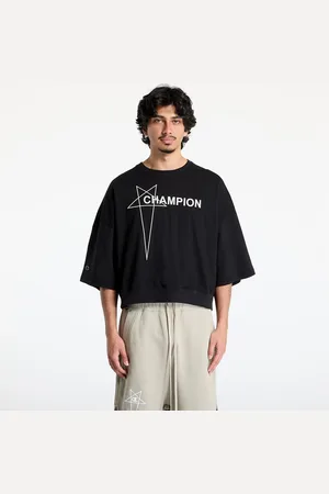 Rick Owens T-shirt x Champion Tommy Cropped Tee XXL