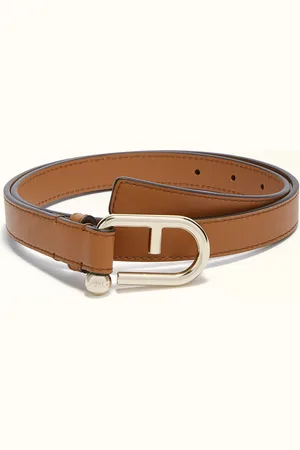 Furla Nuvola Cinto Fixo Brandy Pele De Bezerro Claris Lux