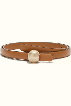 Furla Sfera Cinto Fixo Brandy Pele De Bezerro Macia