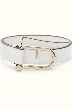 Furla Nuvola Cinto Fixo Marshmallow Pele De Bezerro Claris Lux