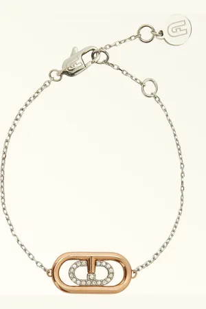 Furla Ooh Pulseira Color Argento Metal + Pedras + Pedras