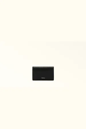 Furla Man Project Porta-cartão Nero Pele De Bezerro Texturizada Milos Homem