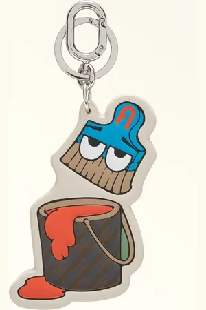 Furla Man Project Porta-chaves Toni Perla Pele Sintética Estampada Homem