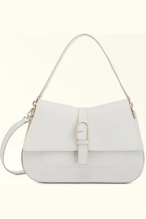 Furla Flow Mala Com Alça Marshmallow Pele De Bezerro Claris Lux