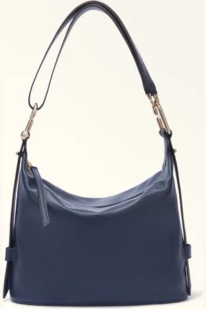 Furla Nuvola Mala De Ombro M Mediterraneo Pele De Bezerro Claris Lux