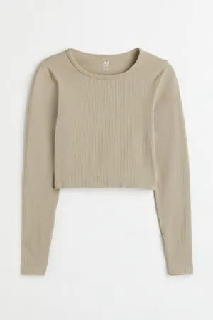 H&M Camisola de desporto sem costuras