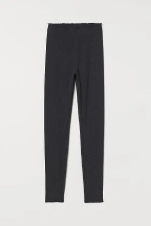 H&M Senhora Pijamas - Leggings de pijama caneladas