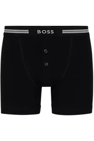 HUGO BOSS Boxers em algodão orgânico com cintura com logótipo