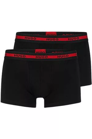 HUGO BOSS Conjunto de dois boxers com logótipo na cintura em algodão elástico