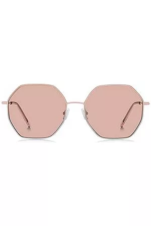 HUGO BOSS Tubular-temple sunglasses with -silver gradients