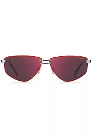 HUGO BOSS Double-bridge sunglasses with frames