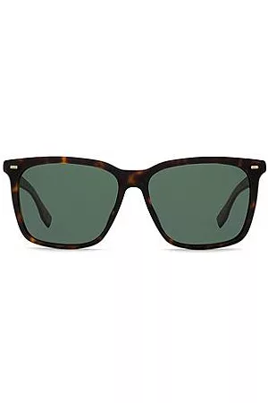 HUGO BOSS Homem Óculos de Sol - Patterned-acetate sunglasses with cork trims