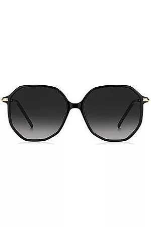 HUGO BOSS Acetate sunglasses with tubular temples