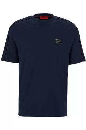 HUGO BOSS Interlock-cotton T-shirt with framed logo