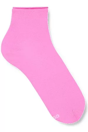 HUGO BOSS Short-length socks with metallised fibres