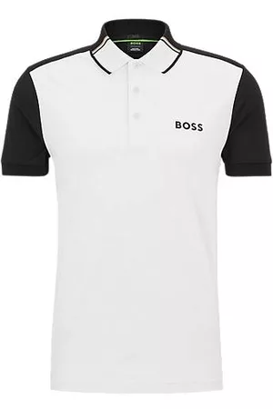 HUGO BOSS Homem Camisa Formal - BO x Matteo Berrettini polo shirt with logo