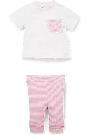 HUGO BOSS Bebé Sets - Conjunto caixa-presente com t-shirt e leggings para bebé