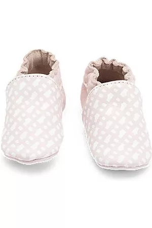 HUGO BOSS Bebé Sapatos em pele com estampado de monograma em caixa de presente para bebé
