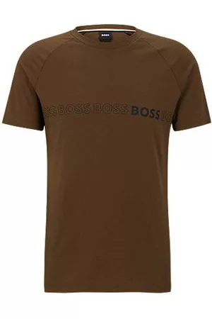 HUGO BOSS Homem T-shirts & Manga Curta - T-shirt de ajuste slim com proteção UV SPF 50+