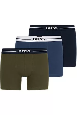 HUGO BOSS Homem Boxers de Algodão - Três conjuntos de boxers em algodão elástico