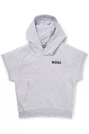 HUGO BOSS Menino T-shirts & Manga Curta - Camisola com capuz de manga curta com detalhe do logótipo para criança