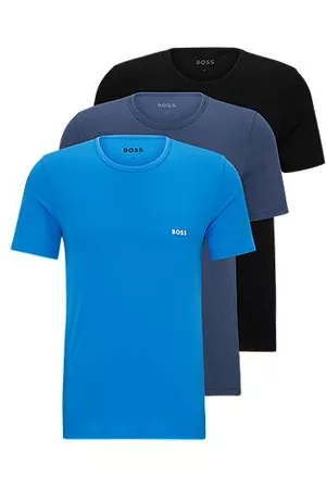 HUGO BOSS Homem Camisolas Interiores - Conjunto de três t-shirts de roupa interior em jersey de algodão