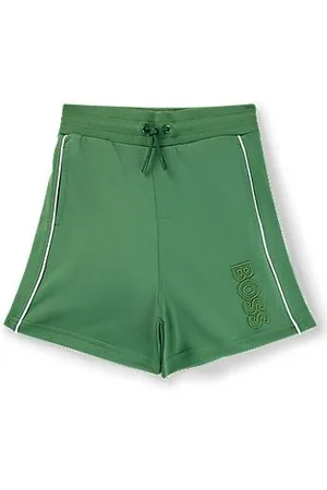 HUGO BOSS Calções com cordão para criança com logótipo bordado