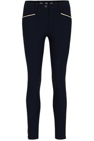 HUGO BOSS Calças de equitação com joelheiras