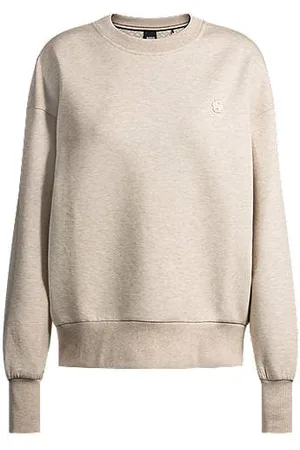 HUGO BOSS Camisola de mistura de algodão com monograma Double B