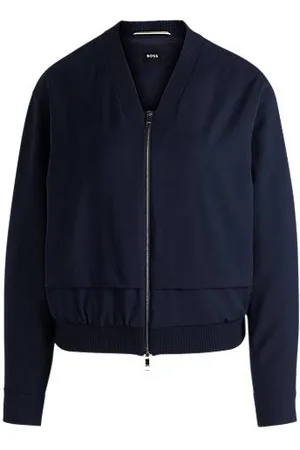 HUGO BOSS Casaco de ajuste grande com efeito de camadas