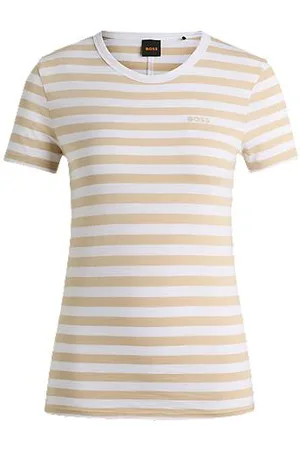HUGO BOSS T-shirt às riscas em algodão