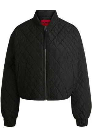 HUGO BOSS Casaco bomber acolchoado com puxador de fecho de fita