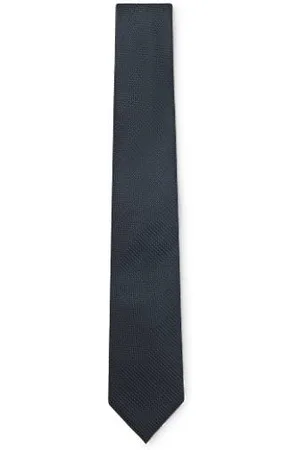 HUGO BOSS Conjunto de gravata jacquard e lenço de bolso