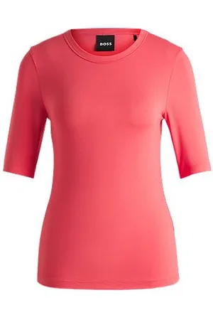 HUGO BOSS T-shirt de ajuste slim em mistura de algodão modal