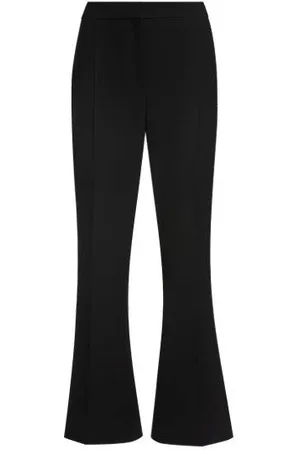 HUGO BOSS Calças de ajuste slim com perna bootcut