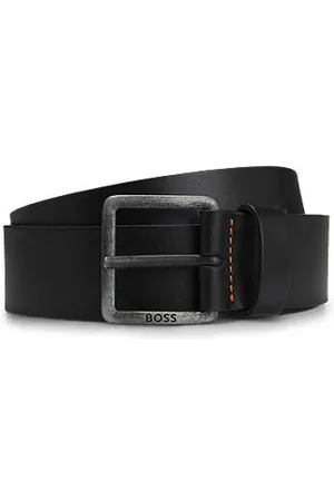 HUGO BOSS Cinto em pele com fivela com logótipo