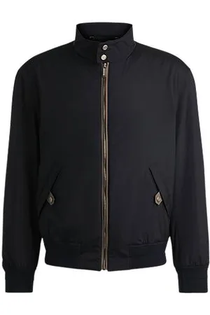 HUGO BOSS Casaco estilo bomber repelente à água x ASTON MARTIN com acabamentos em nubuck