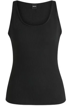 HUGO BOSS Camisola de alças com estrutura canelada