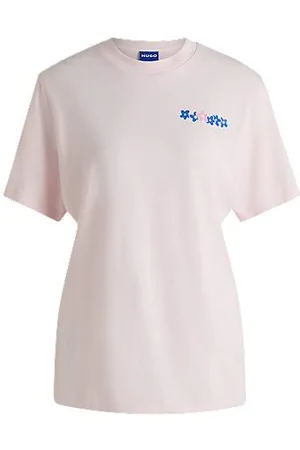 HUGO BOSS T-shirt em jersey de algodão com logótipo