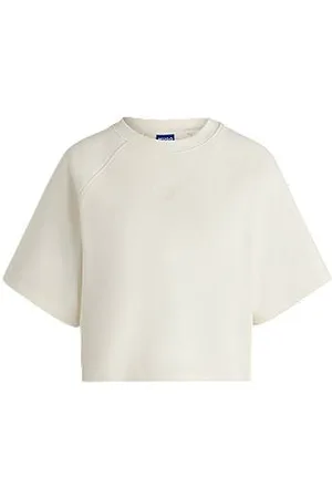 HUGO BOSS T-shirt de felpa com o logótipo Happy