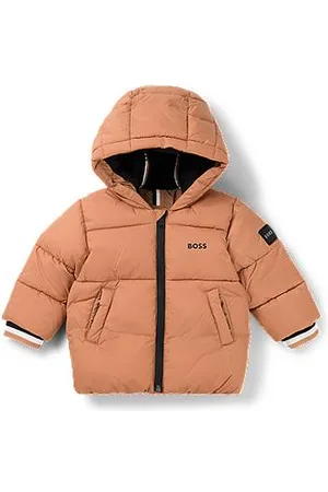HUGO BOSS Casaco almofadado para criança com detalhes de logótipo