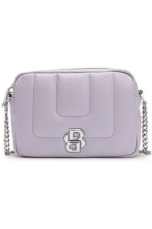 HUGO BOSS Mala a tiracolo acolchoada com monograma Double B