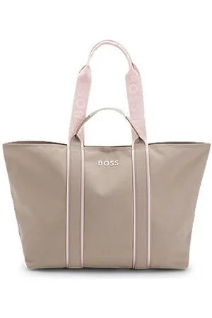 HUGO BOSS Saco tote texturizado com alças com logótipo