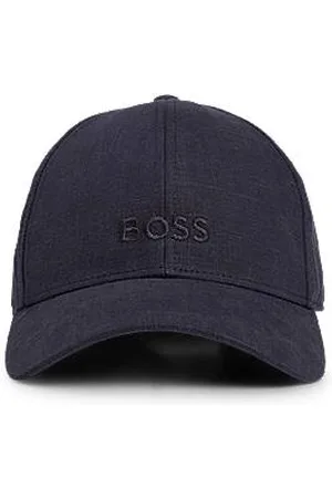 HUGO BOSS Boné em linho com logótipo bordado