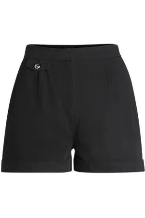 HUGO BOSS Calções evasé em algodão elástico pêssego